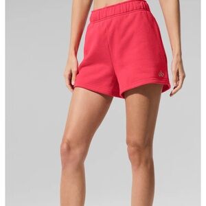 Alo Accolade Short NWT Candy Red